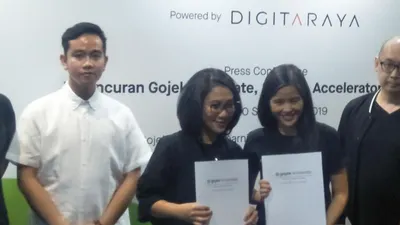 Tanda Tangani Kerja Sama dengan Gojek, Putra Sulung Jokowi Luncurkan Gojek Xcelerate