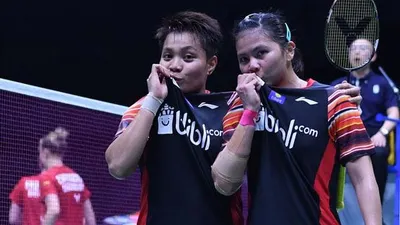 Greysia/Apriyani (Antara/ Wahyu Putro A)
