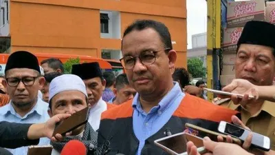 Gubernur DKI Jakarta, Anies Baswedan di rusun Rawa Buaya, Jakarta, Jumat (3/1/2020) (Kompas.com/Nursita Sari)