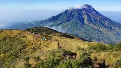 Ilustrasi jalur pendakian Gunung Slamet (ist)