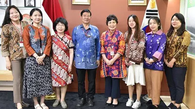 Peluncuran Batik Persahabatan Indonesia-Korea di Seoul/KBRI Seoul