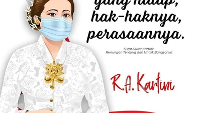 tanggal 21 April diperingati sebagai Hari Kartini. (grafis AyoMedia)