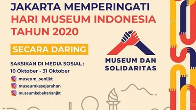 Informasi kegiatan Hari Museum Indonesia (dok Instagram Disbud DKI)