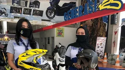 Yamaha dan Grab berkolaborasi untuk mencegah penyebaran virus Covid-19. (dok Yamaha Indonesia)