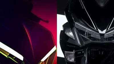Bocoran penampakan skuter matik Honda (kiri) dan Yamaha Aerox