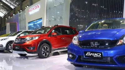 Mobil-mobil andalan Honda di Pameran Otomotif Makassar. Sebagai ilustrasi [Honda Prospect Motor].