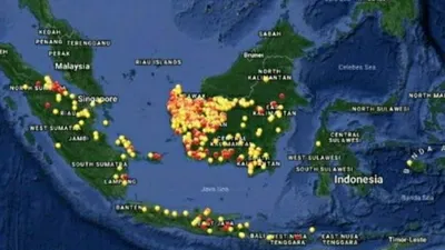 Ilustrasi hotspot/BNPB