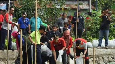 100 Ribu Benih Ikan Nila Disebar di Situ Rawa Badung