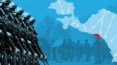 Ilustrasi Kekerasan bersenjata di Papua (Tirto- Gerry)