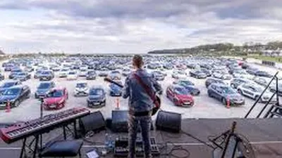 Ilustrasi konser drive in (dok)