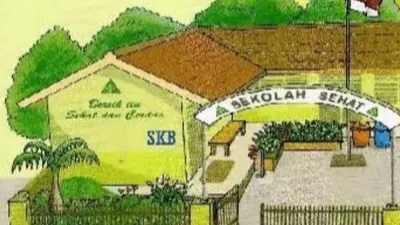 Ilustrasi sekolah sehat/kabar-satu.com