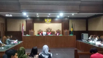 Suasana Sidang Gugatan Polusi di PN Jakpus, Kamis (1/8/2019). (ayojakarta.com/Hendy Dinata)