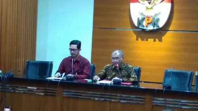 Ketua KPK dan Juru Bicara KPK (Antara)