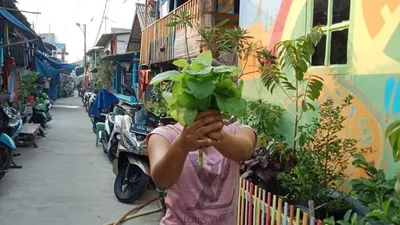 Kampung Warna Warni, Jakarta Utara. (ayojakarta.com/Istihanah Soejoethi)