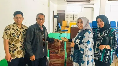 Penyaluran bantuan kemanusiaan bank bjb.