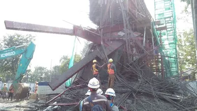 Ini Penyebab Rubuhnya Tiang Pancang Tol BORR