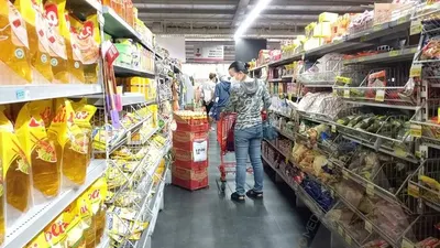 Jelang PSBB Bandung Raya, Tak Ada Panic Buying di Ritel. (Ayobandung.com/Eneng Reni)