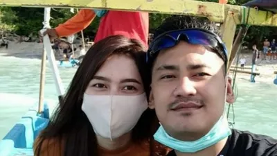 Aldharefa dan sang suami, mendiang Okky Bisma / IG @aldharefa