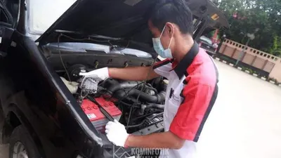 Salah satu kendaraan yang sedang melakukan uji emisi / pusat.jakarta.go.id