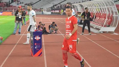 Pemain bertahan Persija Jakarta, Ismed Sofyan. (Ayojakarta.com/Hendy Dinata)