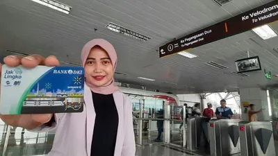 Bank DKI Siapkan Kartu JakCard dan Jak Lingko untuk Transaksi LRT Jakarta