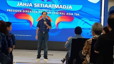 Presiden Direktur BCA, Jahja Setiaatmadja. (Ayojakarta.com/Hendy Dinata)
