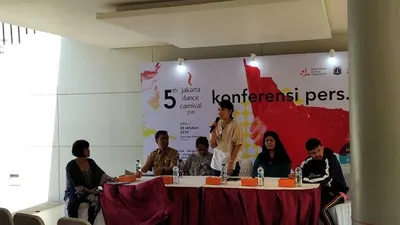 Konferensi pers rencana penyelenggaraan Jakarta Dance Carnival 2019/Ayojakarta.com
