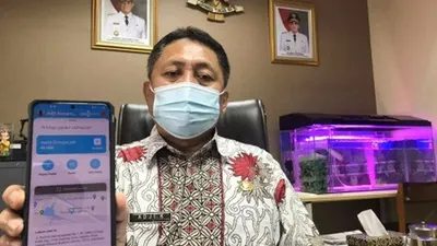 aplikasi Jakparkir. (dok)