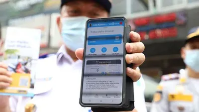 Aplikasi JakParkir menyediakan informasi lokasi parkir dan pemesanan (dok. utara.jakarta.go.id)