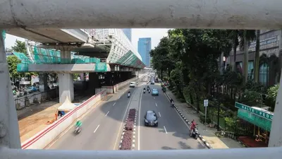 Peniadaan ganjil genap Jakarta pada Senin 16/3/2020. Suara.com:  Alfian Winanto