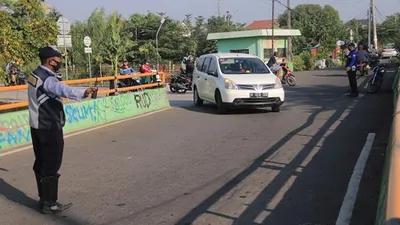 Suasana Jalan Baru Underpass pasca-sisi barat dibuka (dok Humas Pemkot Bekas)i