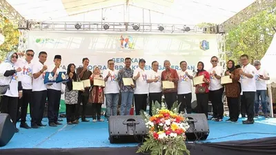 Pencanangan Gerakan Wajib Jaminan Sosial Ketenagakerjaan oleh Pemkab Kepulauan Seribu/pulauseribu.jakarta.go.id