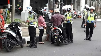 Operasi Patuh Jaya. ( Foto: @TMCPoldaMetro )