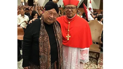 Jaya Suprana bersama Kardinal Ignatius Suharyo Hardjoatmodjo/Dok. pribadi