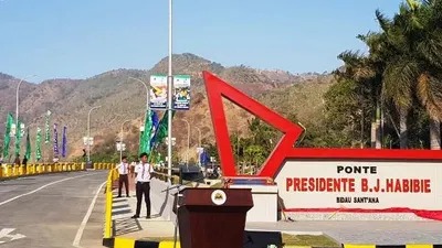Jembatan Presiden BJ Habibie di Kota Dili, Timor Leste/Mitrapol.com