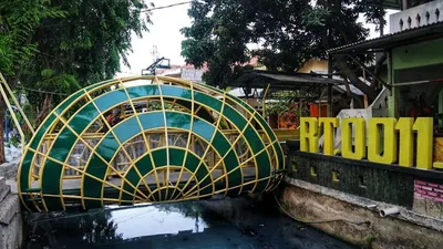 Jembatan Kerang Hijau di Koja, Jakarta Utara. (Facebook @aniesbaswedan)