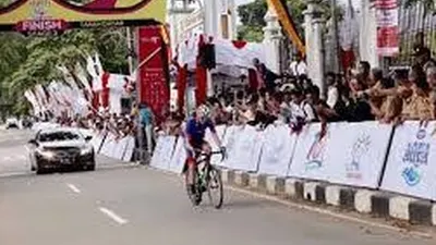 Jesse Ewart di ajang Tour de Singkarak/Ivoox.id