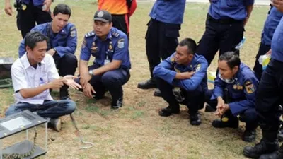 Pelatihan menangani hewan buas dan liar/Beritajakarta.id