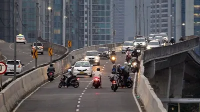 Bikin Jera Pengendara Motor Bandel, Polisi Pasang Kamera Tilang Elektronik di JLNT Kasablanka