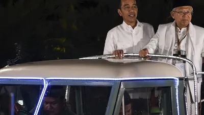Joko Widodo dan Maruf Amin/Antaranews