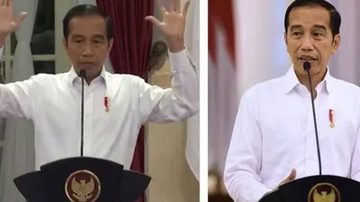 Jokowi saat menyampaikan arahan dalam sidang kabinet paripurna, di Istana Negara tanggal 18 Juni 2020. (dok)