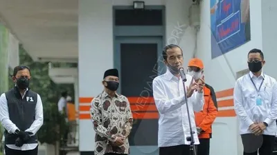 Presiden Joko Widodo di Kantor Pos Bogor (Ayobogor.com/Husnul Khotimah)