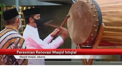 Jokowi Resmikan Lanskap Baru Istiqlal, Hasil Renovasi Pertama Sejak 42 Tahun Berdiri