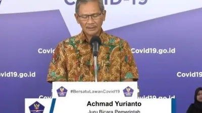 Juru Bicara Pemerintah untuk Penanganan Covid-19 Achmad Yurianto. (Capture Youtube BNPB Indonesia)