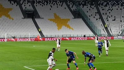 Ekspresi megabintang Juventus, Cristiano Ronaldo usai mencetak gol. (Twitter Juventus)
