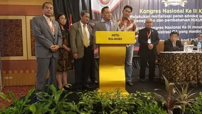 Ketua Kongres Advokat Indonesia (KAI), Erman Hadi