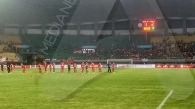 Pertandingan Persija melawan Semen Padang di Stadion Patriot Candrabhaga, Rabu (16/10/2019)/Ayojakarta.com