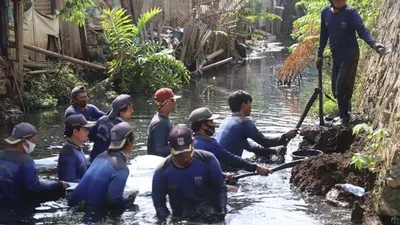 Pemkot Jakut Kelola Debit Air Kali Cakung Lama untuk Mencegah Banjir di Cilincing, Koja, dan Kelapa Gading