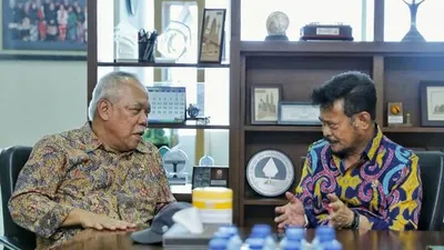 Temui Menteri PUPR, Syahrul Yasin Limpo Bahas Karet dan Irigasi