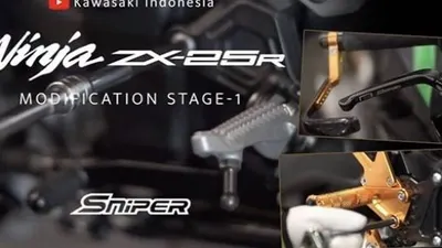 Begini Perfoma Kawasaki Ninja ZX-25R 4-Silinder dengan Modifikasi Knalpot Yoshimura